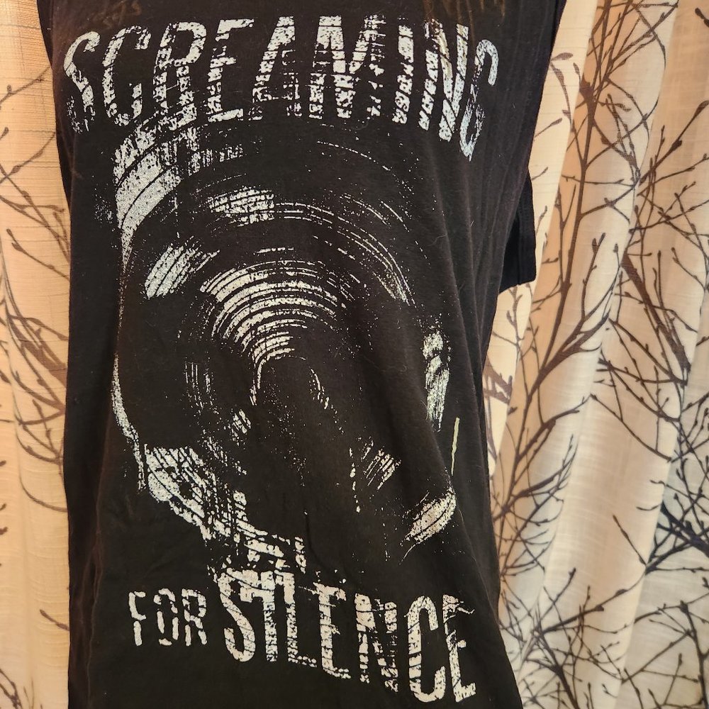 DONATED - Screaming for Silence muscle tank
